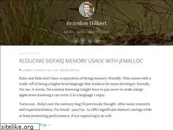 Sites similar to brandonhilkert.com