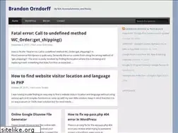 Sites similar to brandonorndorff.com