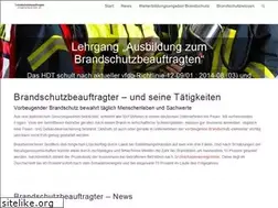 Sites similar to brandschutzbeauftragter.de