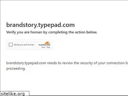 Sites similar to brandstory.typepad.com