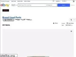 Sites similar to brandusedparts.com