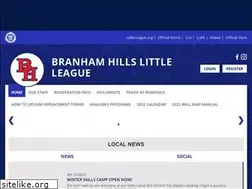 Sites similar to branhamhillslittleleague.com