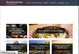 Sites similar to bratislavaguide.com