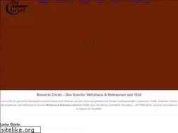 Sites similar to brauerei-christ.com