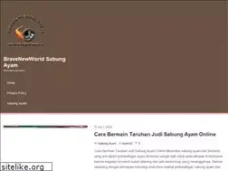 Sites similar to bravenewworld.co