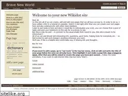 Sites similar to bravenewworld.wikidot.com