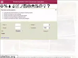 Sites similar to breadcalc.com