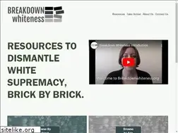 Sites similar to breakdownwhiteness.org