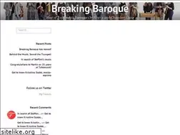 Sites similar to breakingbaroque.com