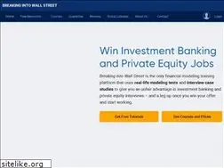 Sites similar to breakingintowallstreet.com