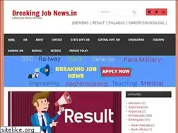 Sites similar to breakingjobnews.in