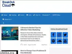 Sites similar to breakonacloud.com