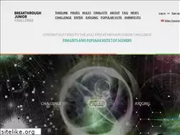 Sites similar to breakthroughjuniorchallenge.org