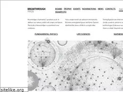 Sites similar to breakthroughprize.org