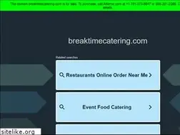 Sites similar to breaktimecatering.com