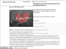 Sites similar to breakuptest.com