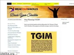 Sites similar to breakyourshackles.com