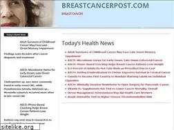 Sites similar to breastcancerpost.com