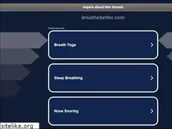 Sites similar to breathebetter.com
