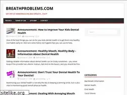 Sites similar to breathproblems.com