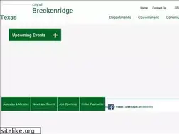 Sites similar to breckenridgetx.gov