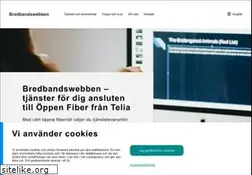 Sites similar to bredbandswebben.se