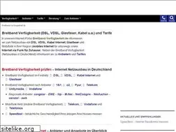 Sites similar to breitband-verfuegbarkeit.de