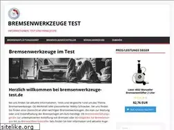 Sites similar to bremsenwerkzeuge-test.de