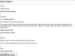 Sites similar to brentchalmers.com