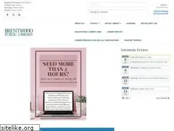 Sites similar to brentwoodlibrarymo.org