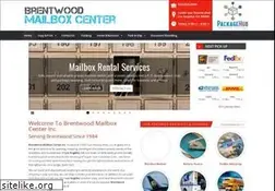 Sites similar to brentwoodmailbox.com