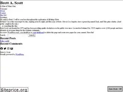 Sites similar to brettalanscott.com