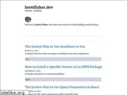 Sites similar to brettfisher.dev