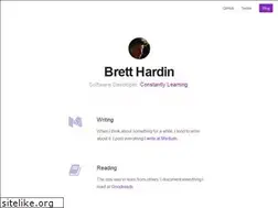 Sites similar to bretthard.in