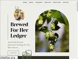 Sites similar to brewedforherledger.com