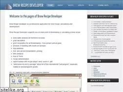 Sites similar to brewrecipedeveloper.de
