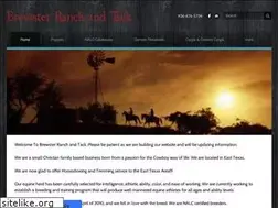 Sites similar to brewsterranchandtack.com