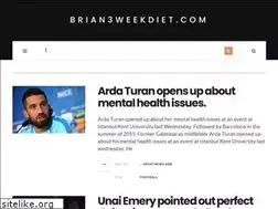Sites similar to brian3weekdiet.com