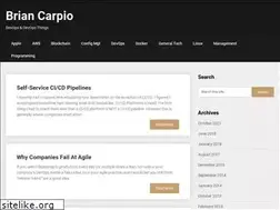 Sites similar to briancarpio.com