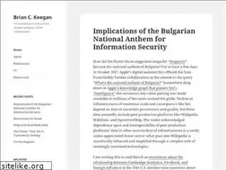 Sites similar to brianckeegan.com