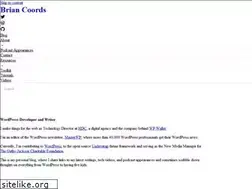 Sites similar to briancoords.com