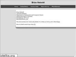 Sites similar to brianheinold.net