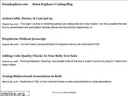 Sites similar to briankephart.com
