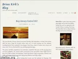 Sites similar to briankirkwriter.com