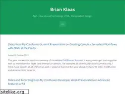 Sites similar to brianklaas.net