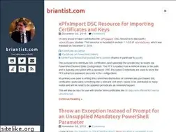Sites similar to briantist.com