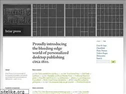 Sites similar to briarpress.com