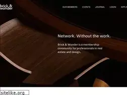 Sites similar to brickandwonder.com
