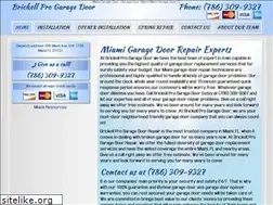 Sites similar to brickellgaragedoorrepair.com