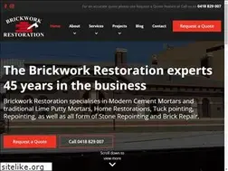 Sites similar to brickworkrestoration.com.au